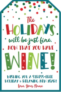 holidays will be fine wine-confetti: holidays will be fine wine-confetti