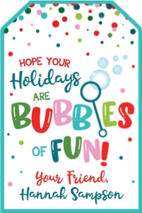 holidays bubbles of fun design preview