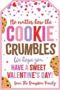 cookie crumbles-sweet vday-red pink design preview