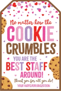cookie crumbles-best staff-vday-red pink design preview