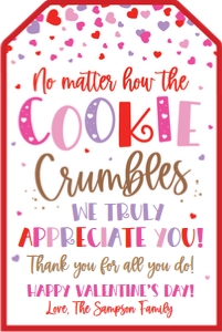 cookie crumbles-vday-red pink-no cookies design preview