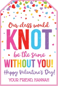 valentine-knot-white-pink-editable design preview