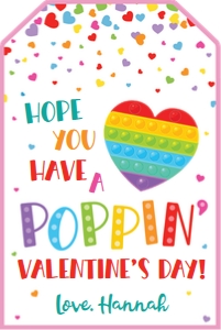 hope you have a poppin vday-rainbow hearts-pink-white design preview