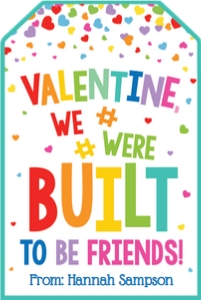 valentine-built to be friends-teal design preview