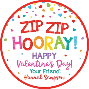 zip zip hooray-confetti hearts-red-round-2.5 in: zip zip hooray-confetti hearts-red-round