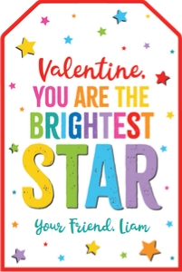 brightest star valentine design preview