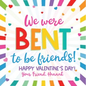 bent to be friends-colorful starburst-sq design preview