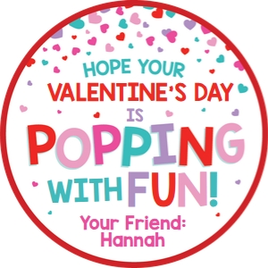 popping with fun-vday-red pink-round design preview