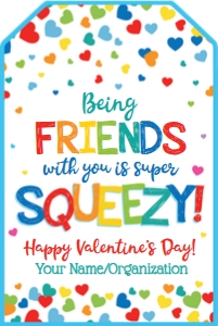 being friends with you is squeezy valentine-blue design preview