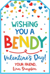 bendy valentine-white-blue design preview