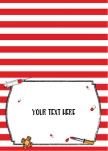 nurse graduation-redandwhitestripe-withback-food tents design preview