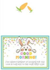 easter scavenger hunt1-5x7foldable: easter scavenger hunt1