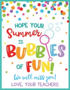 summer bubbles of fun-sign design preview