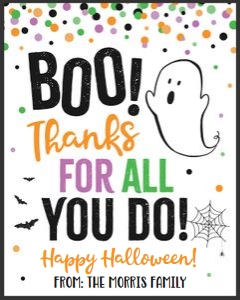 boo thanks for all you do-sign design preview
