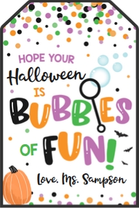 halloween bubbles of fun-colorful design preview