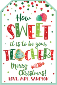 how sweet it is to be your teacher-christmas-green design preview