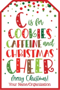 c is for cookies caffeine christmas cheer-confetti design preview