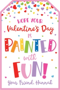 painted with fun-valentines day-pink design preview