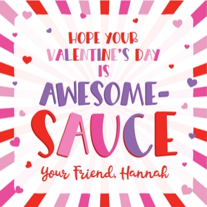 awesome sauce-valentine starburst red pink-sq design preview