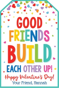 valentine-build eachother up-white-teal design preview