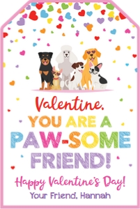 valentine-pawsome-dogs-white-pink-editable design preview