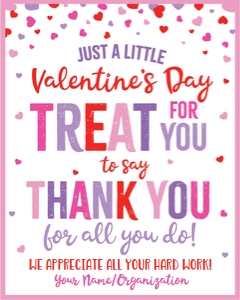 valentines day treat for you thank you-red pink2-SIGN design preview