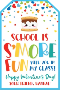 smore fun-valentines day-blue: smore fun-valentines day-blue