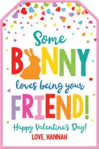 some bunny-vday-rainbow pink design preview