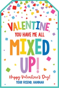 valentine-mixed up-white-teal design preview