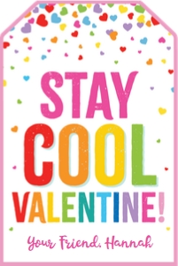 valentine-STAY COOL-white-pink design preview