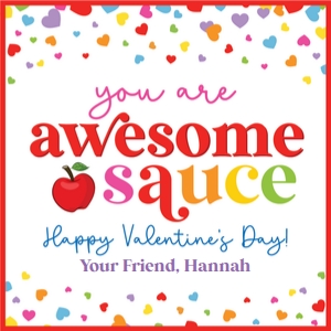 valentine-awesome sauce-3.5 square-hearts-red design preview