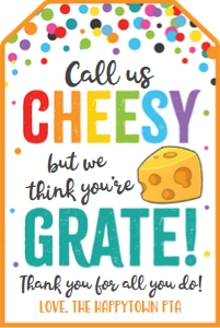 call us cheesy youre grate-white-rainbow confetti design preview
