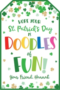 St Patricks day doodles of fun design preview