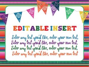 fiesta insert-serape-banner design preview