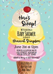 here's the scoop-sprinkles-baby shower design preview