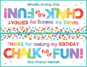 birthday-chalk-white-teal-bag topper design preview