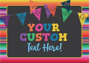 Serape Sign-banners-black design preview