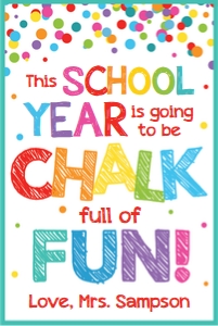 this school year chalk full-teal-RECTANGLE design preview