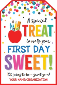 treat to make first day sweet-confetti-red design preview