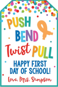 push bend twist pull-back to school-white-teal design preview