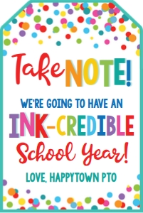 take note ink redible-great school year-white-teal design preview