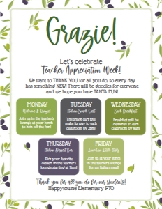 appreciation week sign-olive design preview