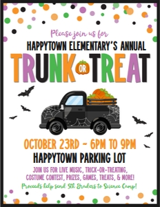 trunk or treat confetti design preview