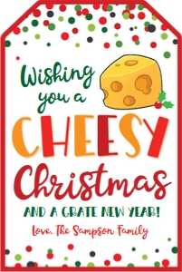 cheesy christmas-tag design preview