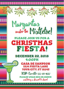 fiesta-holiday- margaritas under the mistletoe-serape design preview