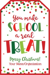 you make school a real treat-confetti red design preview