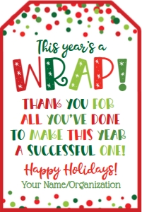 this year's a wrap-confetti red design preview