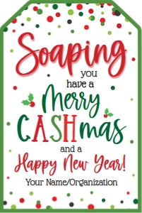 soaping CASHmas and happy ny-confetti green design preview