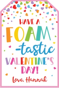 valentine-foam tastic-pink design preview