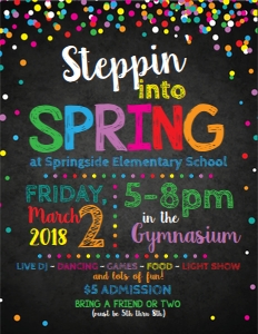 dance invite-chalk confetti-editable design preview